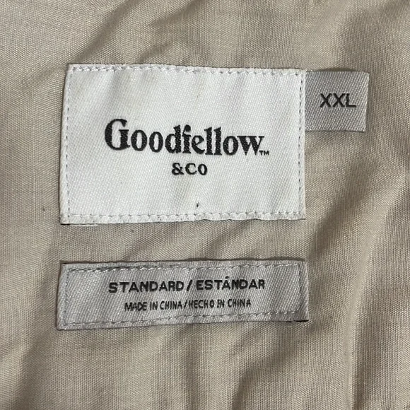 Goodfellow & Co Tan/Cream & White - Button up / Flannel - Picture 5 of 5